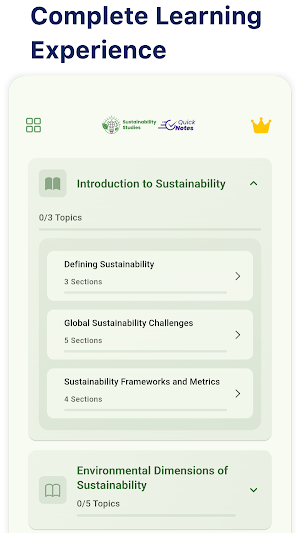 Sustainability Studies Screenshot 0