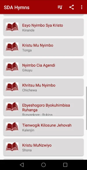 New SDA Hymns Collection Screenshot 1