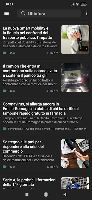 Ferrara notizie Screenshot 2