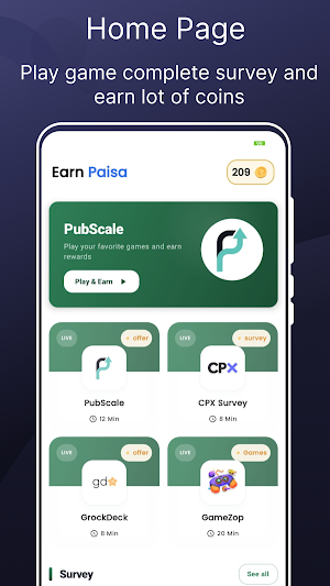 Earn Paisa: Tasks & Rewards Screenshot 1