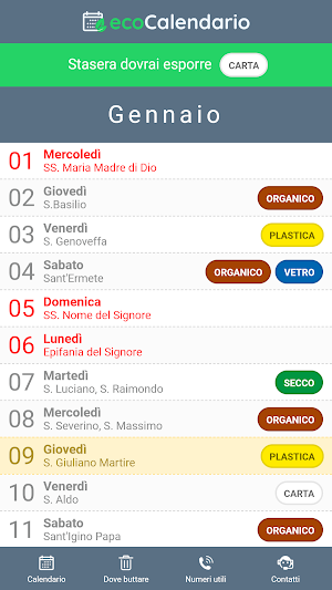 EcoCalendario Silvi Marina Screenshot 0