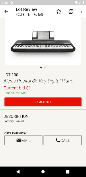 McBride Auctions Screenshot 2