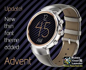 "Playful" watch face pack 3 for Bubble Clouds Screenshot 1