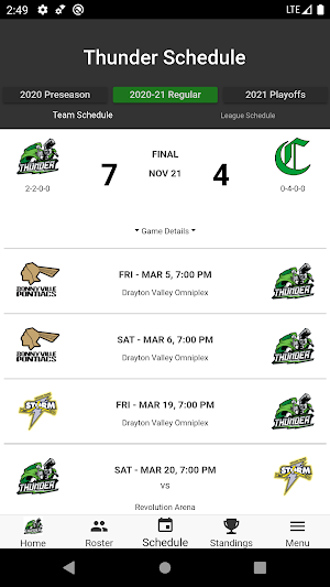 Drayton Valley Thunder Screenshot 2