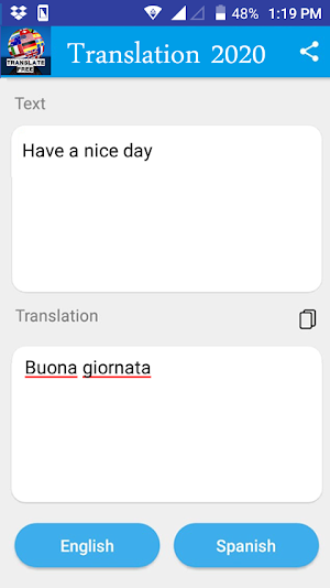 Italian - English Translator 2021 Screenshot 1