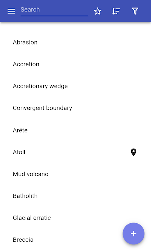 Geological terminology Screenshot 0