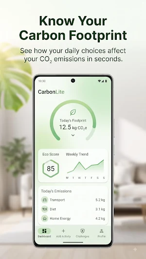 CarbonLite: Carbon Tracker Screenshot 0