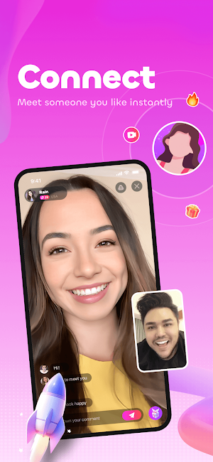 Rain - Meet & VideoChat Screenshot 0
