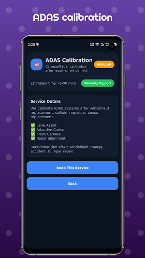 ADAS Solutions & Car Repair Screenshot 2