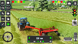 Tractor Driving: Village Game Screenshot 1