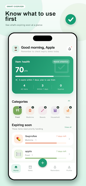 Expiry Date Tracker & Reminder Screenshot 1