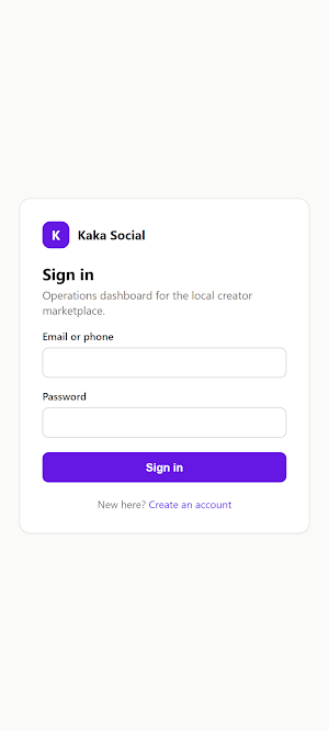 Kaka Social Screenshot 1