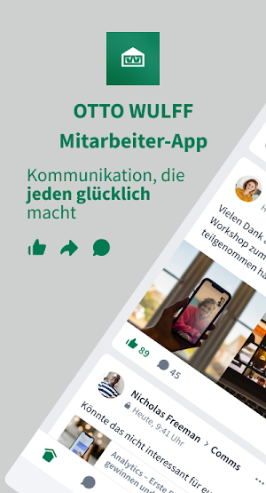 OTTO WULFF Mitarbeiter-App Screenshot 0