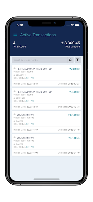 MyndFin - Dynamic Discounting Screenshot 1