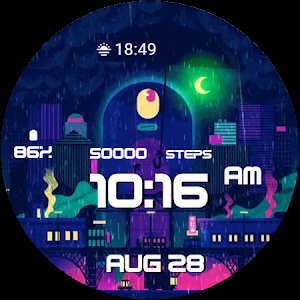 Small World Watch Face Wear Os Screenshot 2
