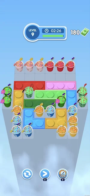 Drop Scoops Puzzle Screenshot 0