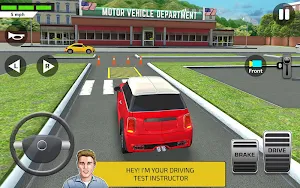 City Car Driving & Parking School Test Simulator Screenshot 0