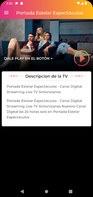 Portada Estelar Espectáculos Screenshot 1