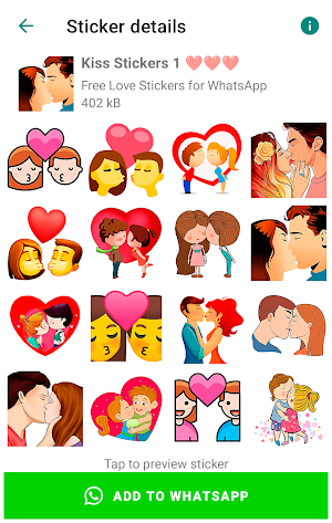 WASticker - Love Stickers Screenshot 0