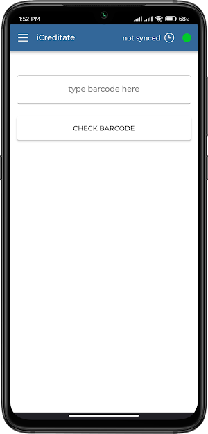 iCreditate Access Control Screenshot 1