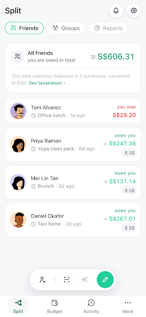 MoneyRabbit: Split & Budget Screenshot 0