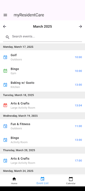 myResidentCare Screenshot 1