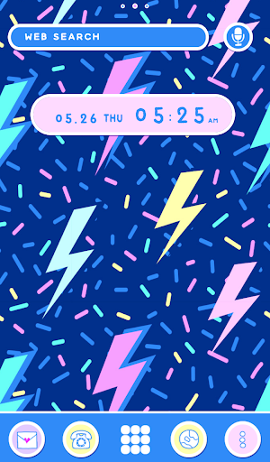 The 90s Style Theme +HOME Screenshot 2