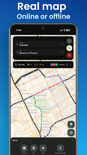 Riyadh Metro Map & Routes Screenshot 3