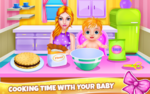 Mommy and Little Baby Relaxing Day Screenshot 0