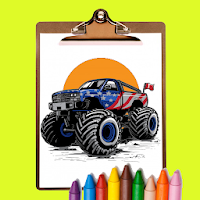 Monster Trucks Coloring Book 2020