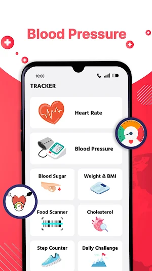 Smart BP Log - Blood Pressure Screenshot 1