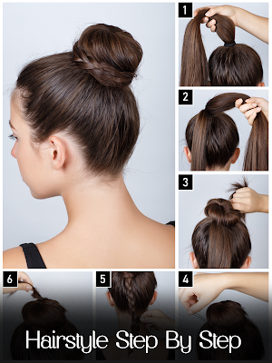 Girls Hairstyle Step By Step Screenshot 1