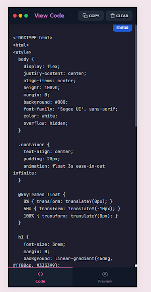 Viewcode Screenshot 1
