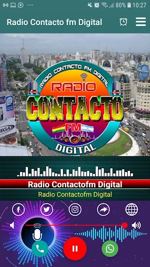 Radio Contacto digital fm Screenshot 1