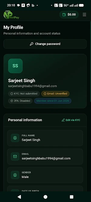 NetPay Global Screenshot 1