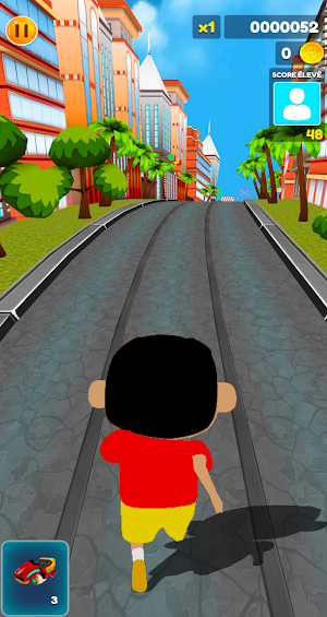 ShinChan Crayon Subway Game Screenshot 0