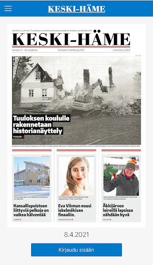 Keski-Häme – päivän lehti Screenshot 1