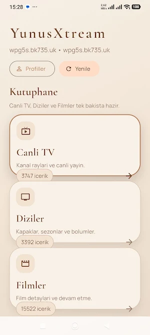 YunusXtream İptv Player Screenshot 1