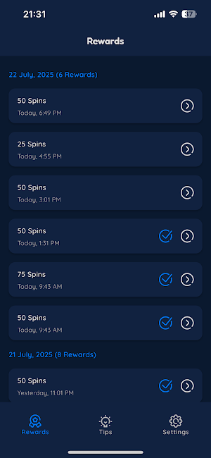 Spin Master Lite - CF Spins Screenshot 0