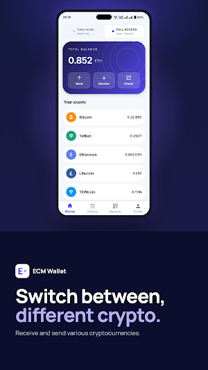 ECM Wallet Screenshot 2