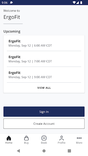 GoErgoFit Screenshot 1