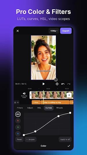 Reelio: Video Editor & Maker Screenshot 3