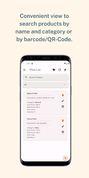 PriceSnap - Make Price List Screenshot 1