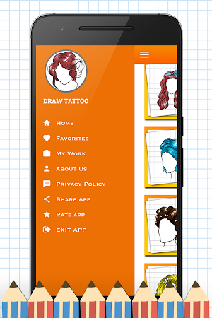 Learn How to Draw : Paint Hairstyles friendly app Screenshot 2