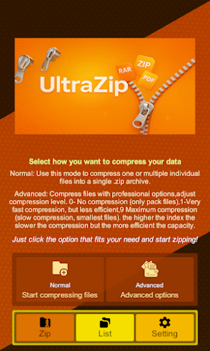 UltraZip Screenshot 0