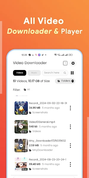 Video Downloader : HD Player Screenshot 2