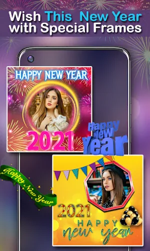 New Year Photo , Video Frames,Fire Works 2021 Screenshot 3