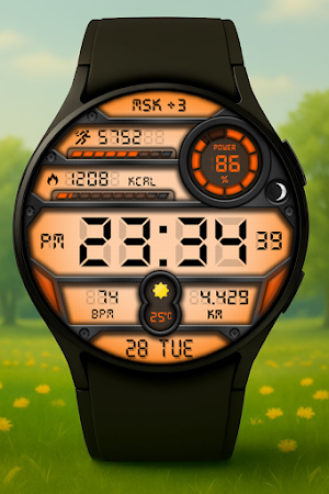 Altas Digital Watch Face Screenshot 2