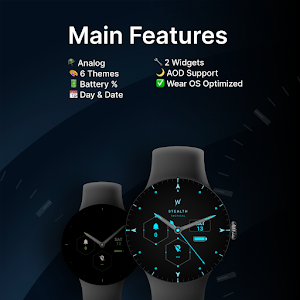Stealth Military Watch Face Screenshot 1