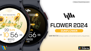 SamWatch Flower 2024 Sunflower Screenshot 0